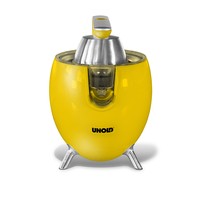 UNOLD Power Juicy Spremiagrumi manuale Giallo 1 m Acciaio inox Plastica Acciaio