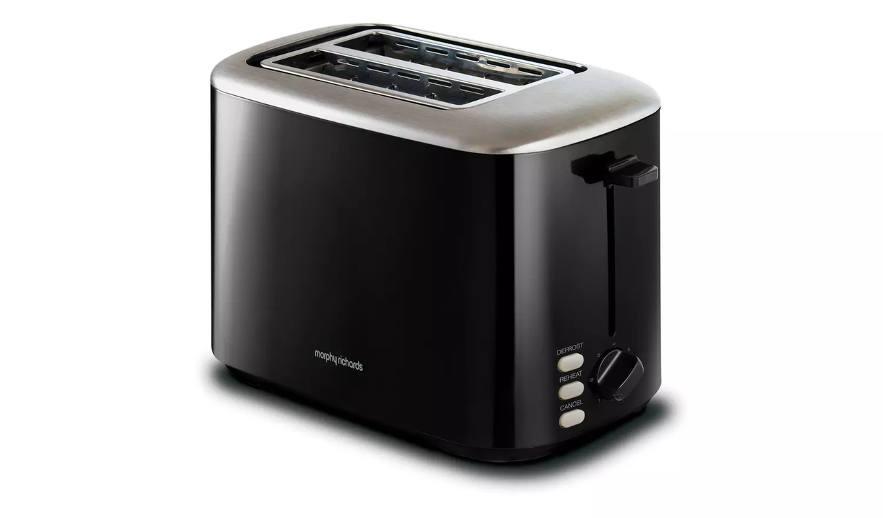 Morphy Richards 222064 Equip Tostapane a 2 fette nero