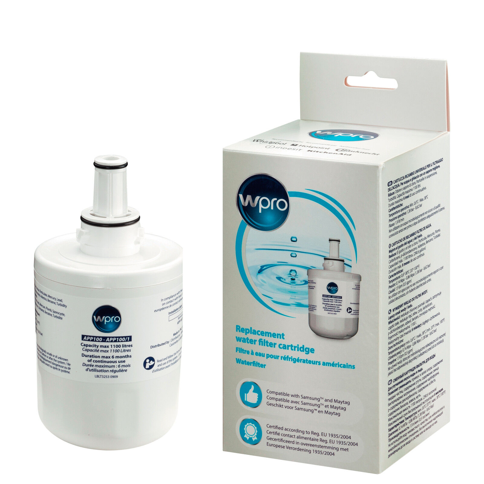CARTUCCIA FILTRO ACQUA COMPATIBILE FRIGO AMERICANO SAMSUNG E MAYTAG 484000000513