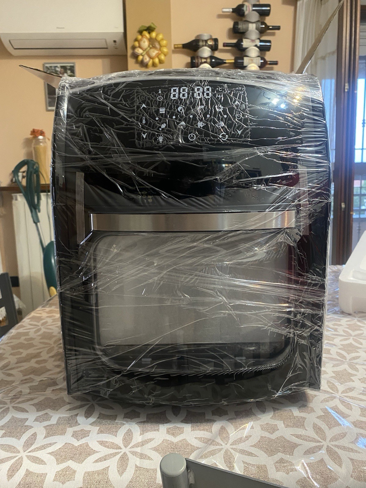 GOURMETmaxx Friggitrice digitale XXL ad aria calda 12 litri | Frittura nuova