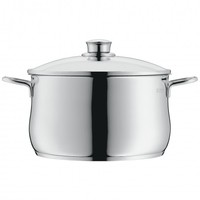 WMF 07.3425.6040 6.5 l Edelstahl Keramik Gas Halogen Induktion Versiegelte Glas;