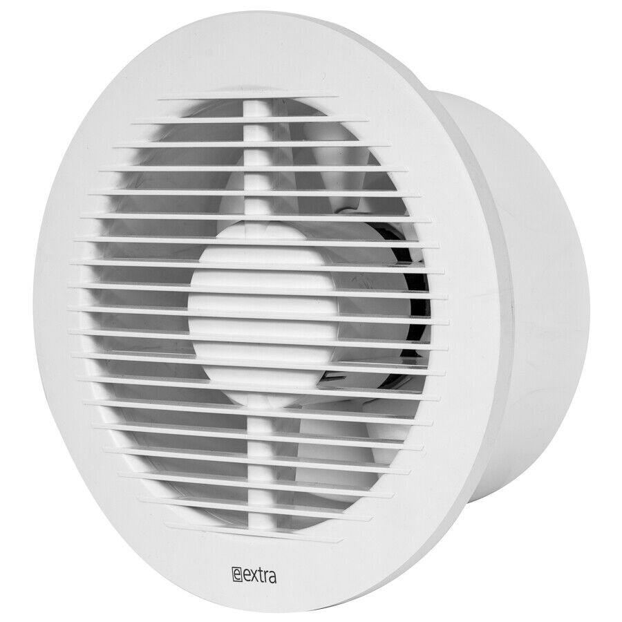 Silenzioso Rotondo Bagno Extractor Fan 150mm/15.2cm con Timer E Umidità