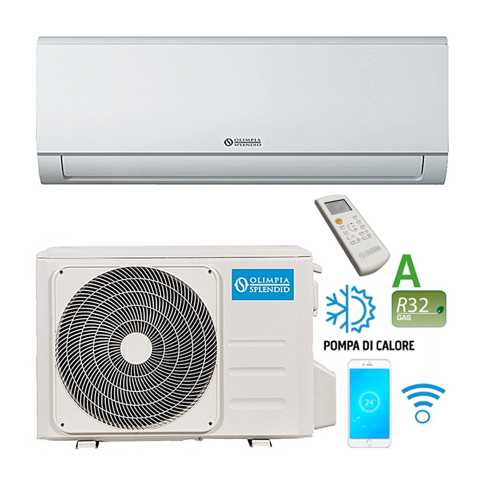 Olimpia Splendid NEXYA S4 E INVERTER C WI-FI climatizzatore R32 18000 BTU A++/A+