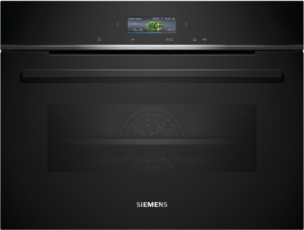Forno Elettrico Ventilato Incasso Compatto 47 Lt 60 cm A+ Nero CB734G1B1 SIEMENS