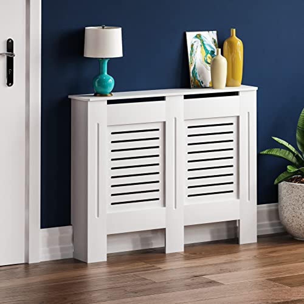 (TG. Medium) Home Discount Milton copricalorifero, in MDF, Stile Tradizionale, N