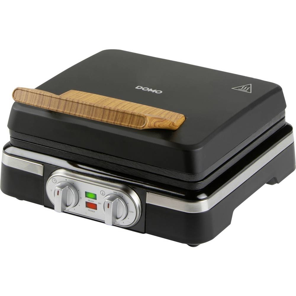 DOMO WAFFELEISEN – INKY BLACK Macchina per cialde Nero