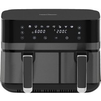 Clatronic Doppel-Heißluftfritteuse PC-FR 1295 H edelstahl dunkel/black 501295