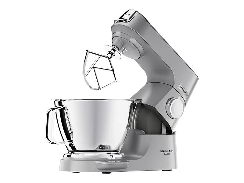 Kenwood Electronics Kenwood Titanium Chef Baker KVC85.004SI Küchenmaschine 1200