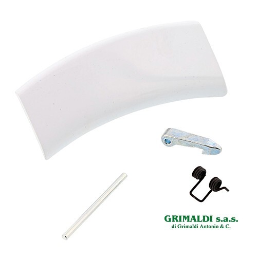 KIT MANIGLIA SPORTELLO OBLÒ PER LAVATRICE REX ELECTROLUX 4055186607 ORIGINALE