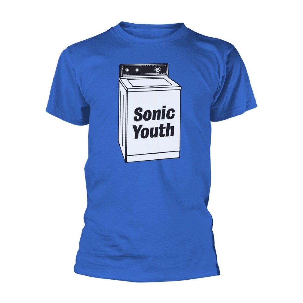 SONIC YOUTH - WASHING MACHINE BLUE T-Shirt Large