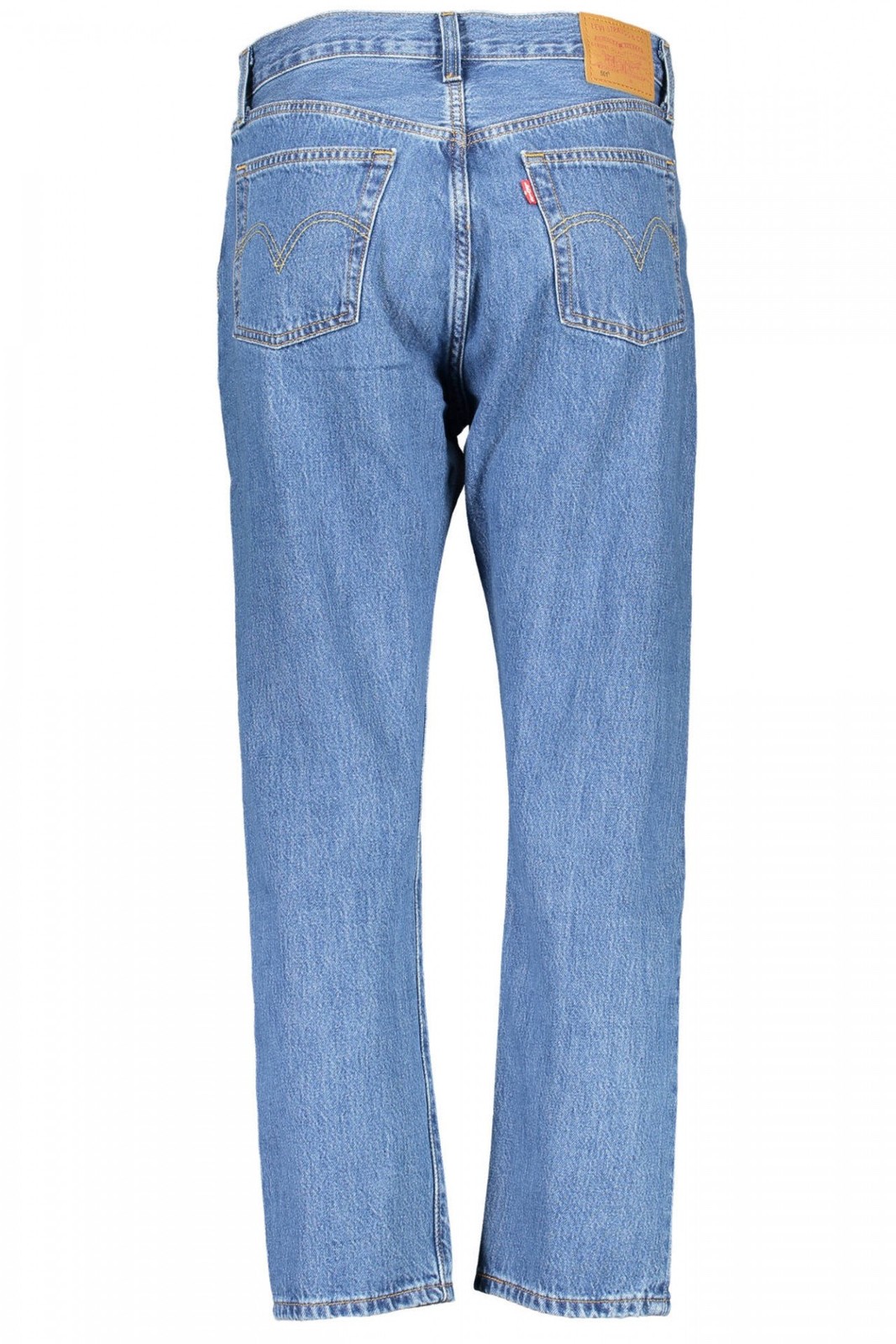 Levi`s Abbigliamento Donna Jeans denim Azzurro 26L28 5 Tasche, Bottone E Zip, Lo