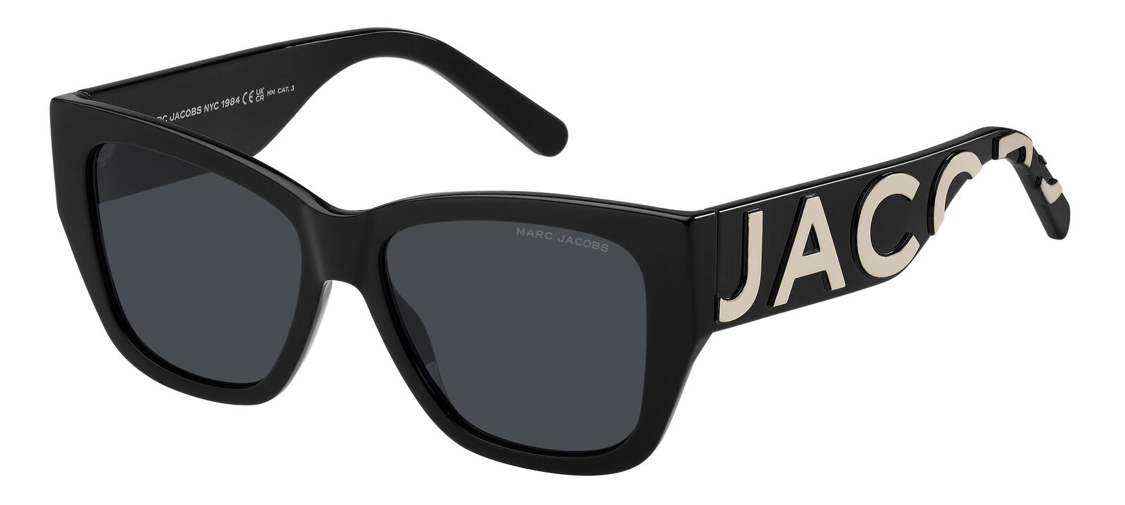 Occhiali da Sole MARC JACOBS MARC 695/S 80S BLACK WHITE 55/16/145 Donna
