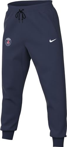 Nike Men's Pantaloni PSG Mnsw Techflc Jgrpant Esn, Midnight Navy/White, S