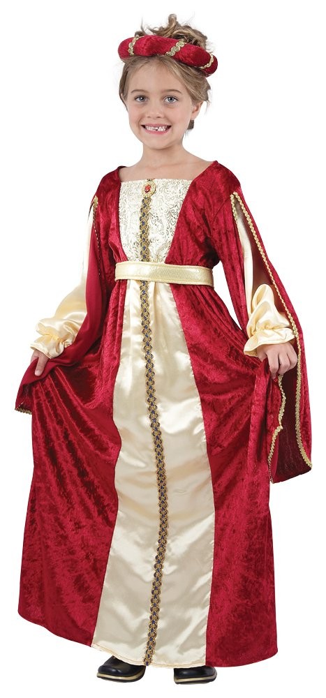 Royal Regal Princess- Royal Wedding- Tudor Princess Childrens Costume (Small)