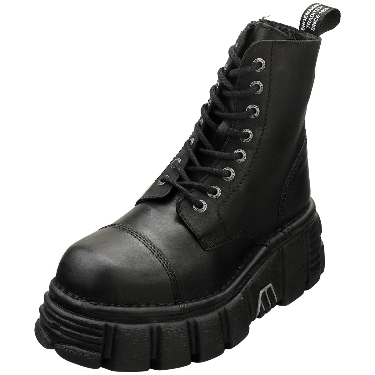 New Rock Stivali Metallo Unisex Nero M-NEWMILI083-S39 - 37 EU