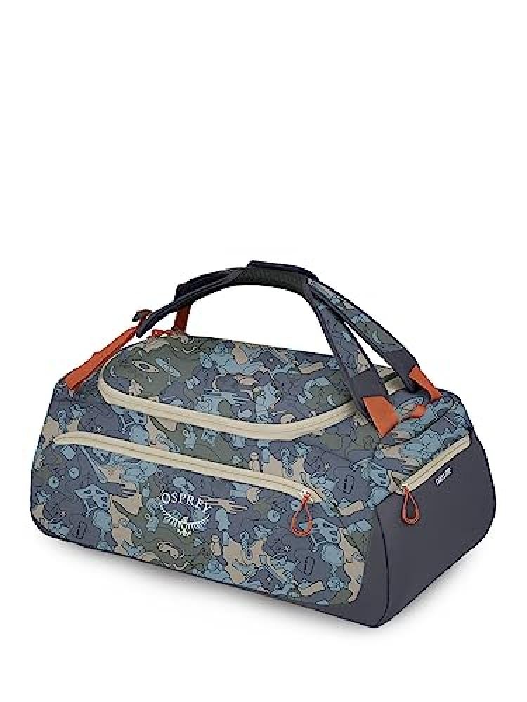 (TG. 60L) Osprey Daylite Duffel 60, Bagaglio a Mano Unisex, Stampa Enjoy Outside