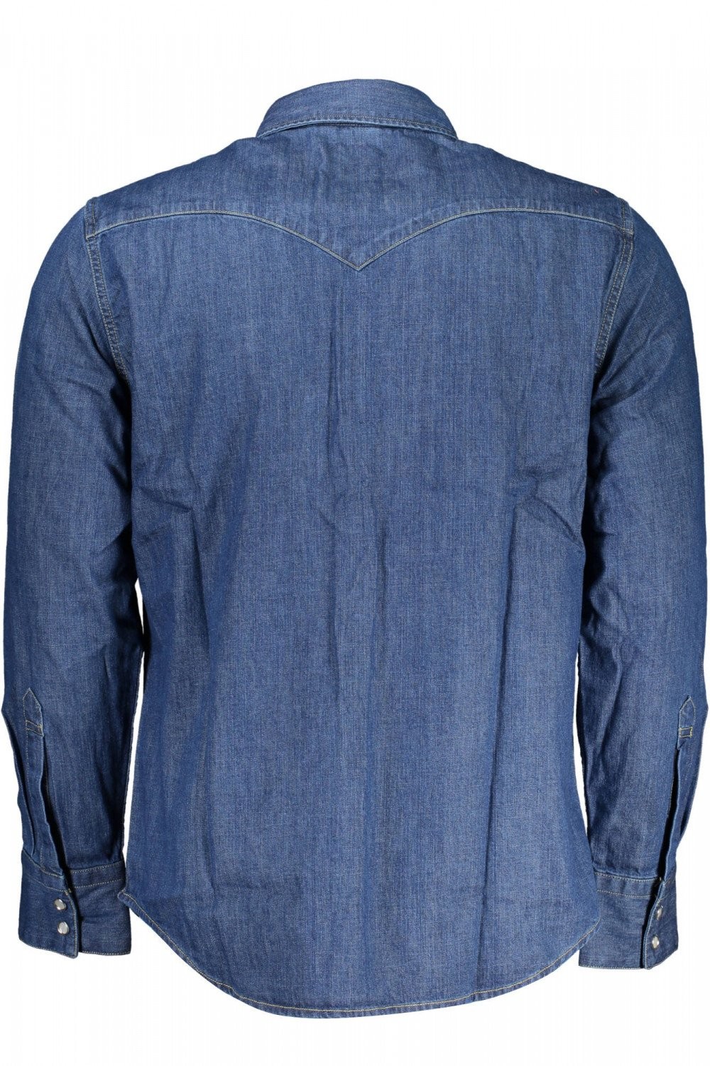 Levi`s Abbigliamento Uomo Camicie Camicia maniche lunghe Blu L In Jeans Standard