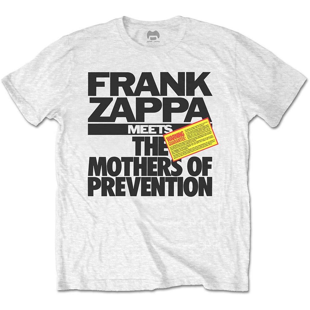 Frank Zappa Mens Tshirt L White