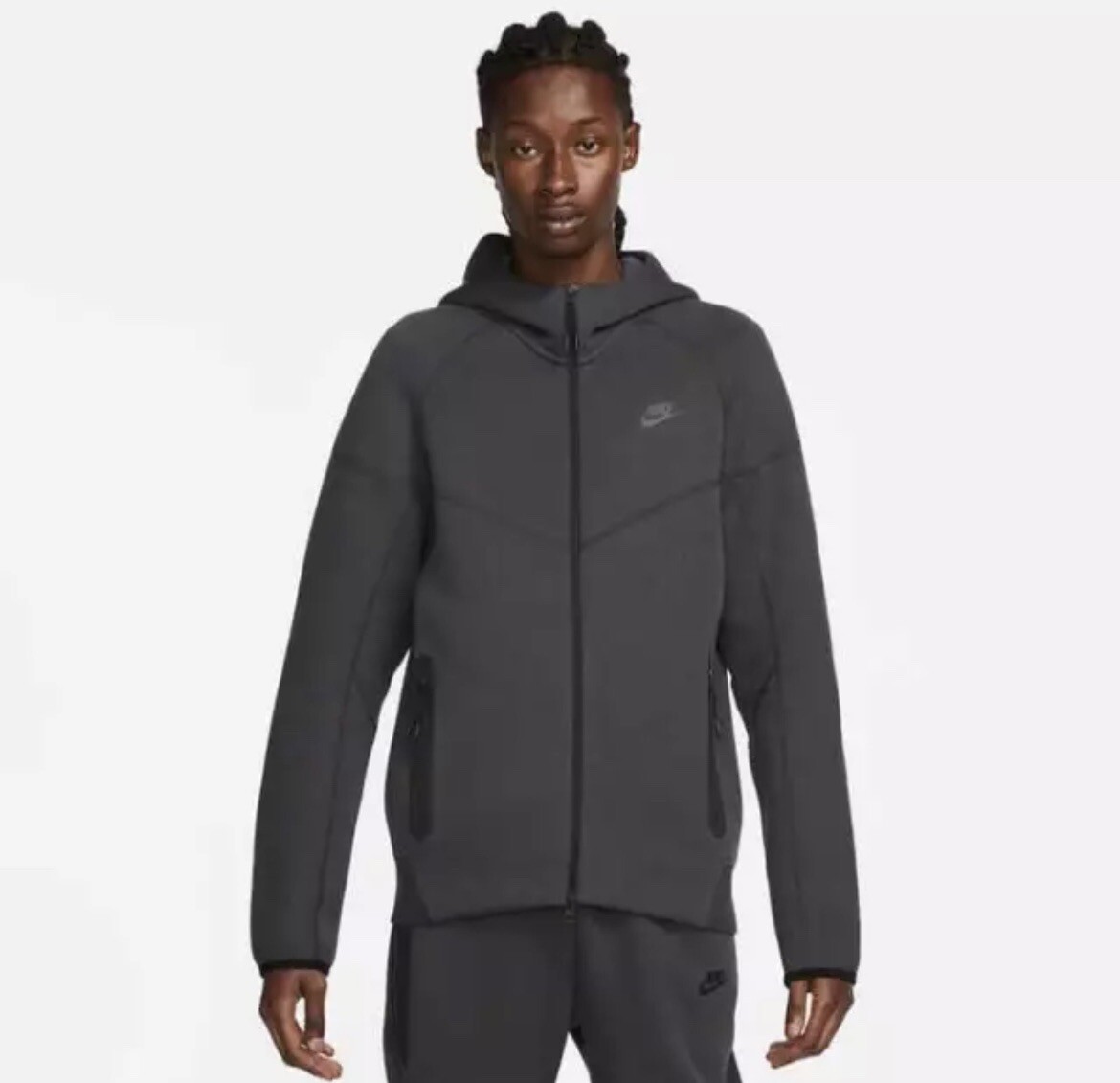 Men’s Size M ~ Nike Tech Fleece Full-Zip Hoodie ~ FB7921-060