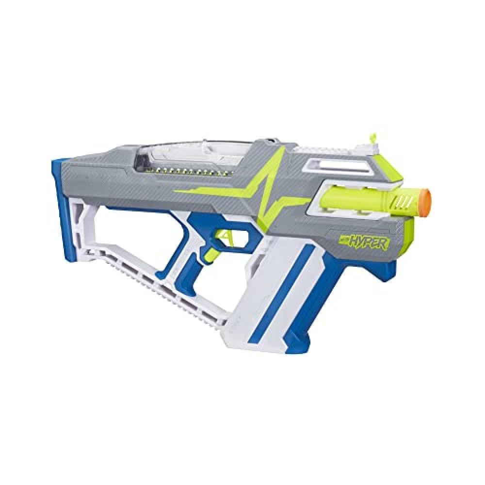 Nerf Hyper, Blaster motorizzato Mach-100, 80 sfere in schiuma Nerf Hyper, occhia