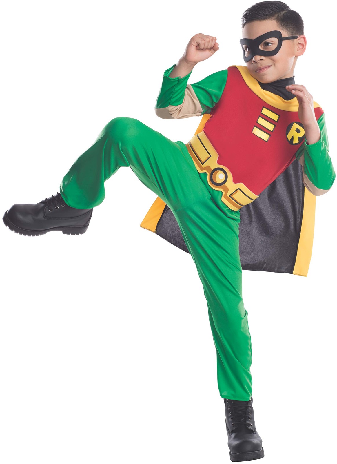 Boys Teen Titans Robin Fancy Dress Costume L