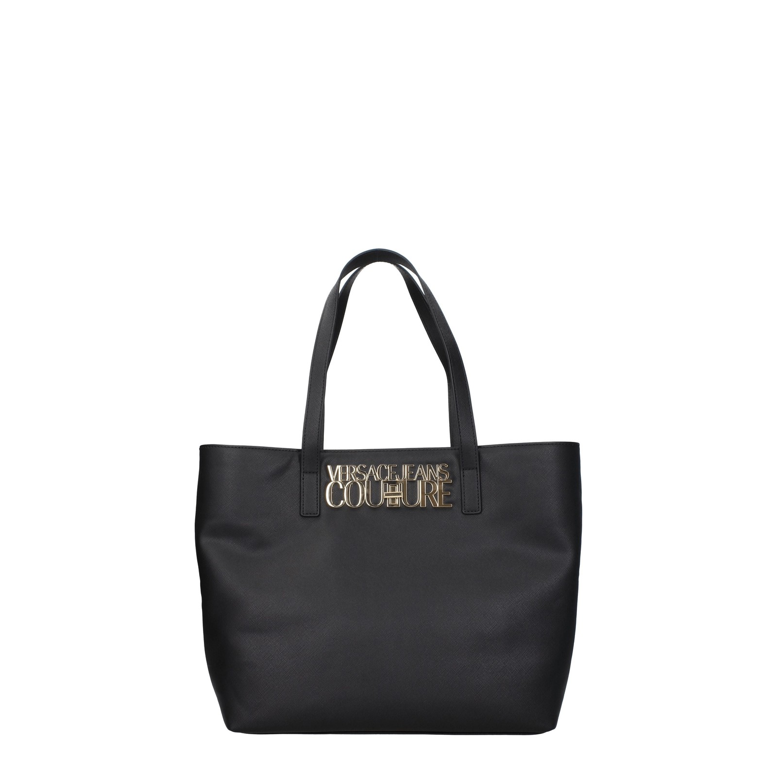 Versace Jeans Borse a Spalla Couture Donna Poliuretano Nero