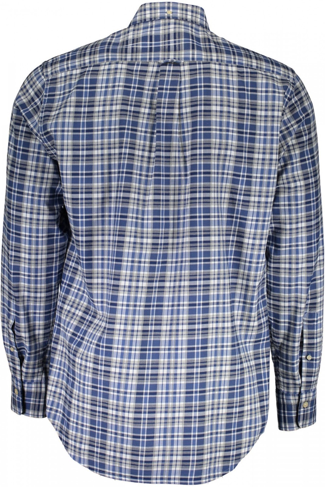 Gant Abbigliamento Uomo Camicie Camicia maniche lunghe Blu S Regular Collo Butto