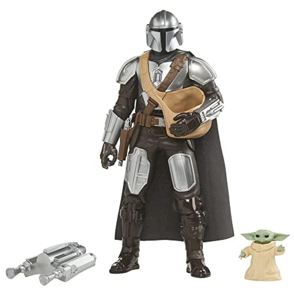 (TG. 30 cm) Hasbro Star Wars Galactic Action The Mandalorian & Grogu, Personaggi