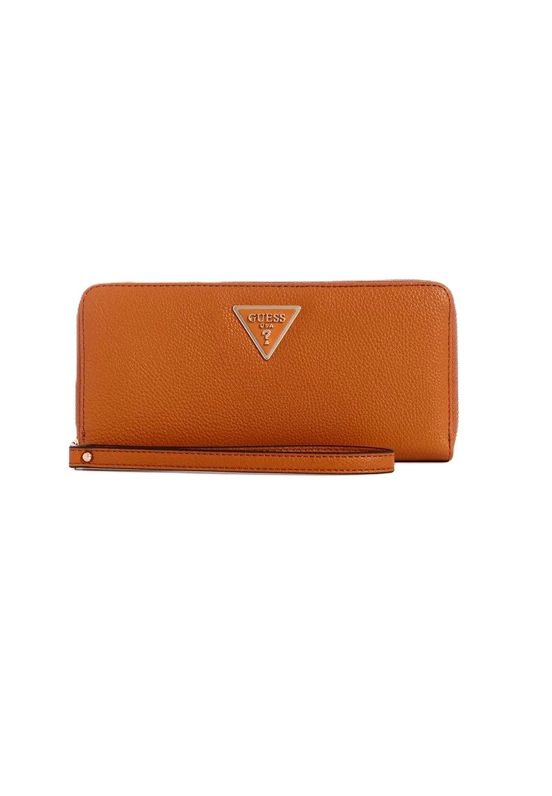 Portafoglio Guess laurel slg zip around BG850046 cognac