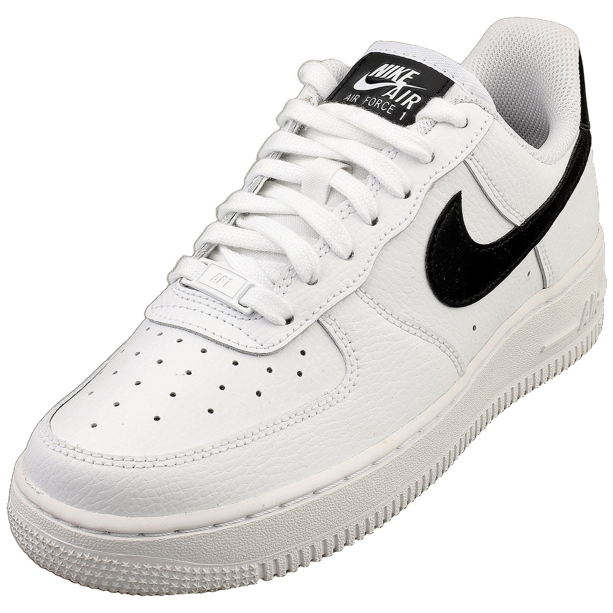 Nike Air Force 1 07 Bianco Nero Donna Moda Sneakers - 36 EU
