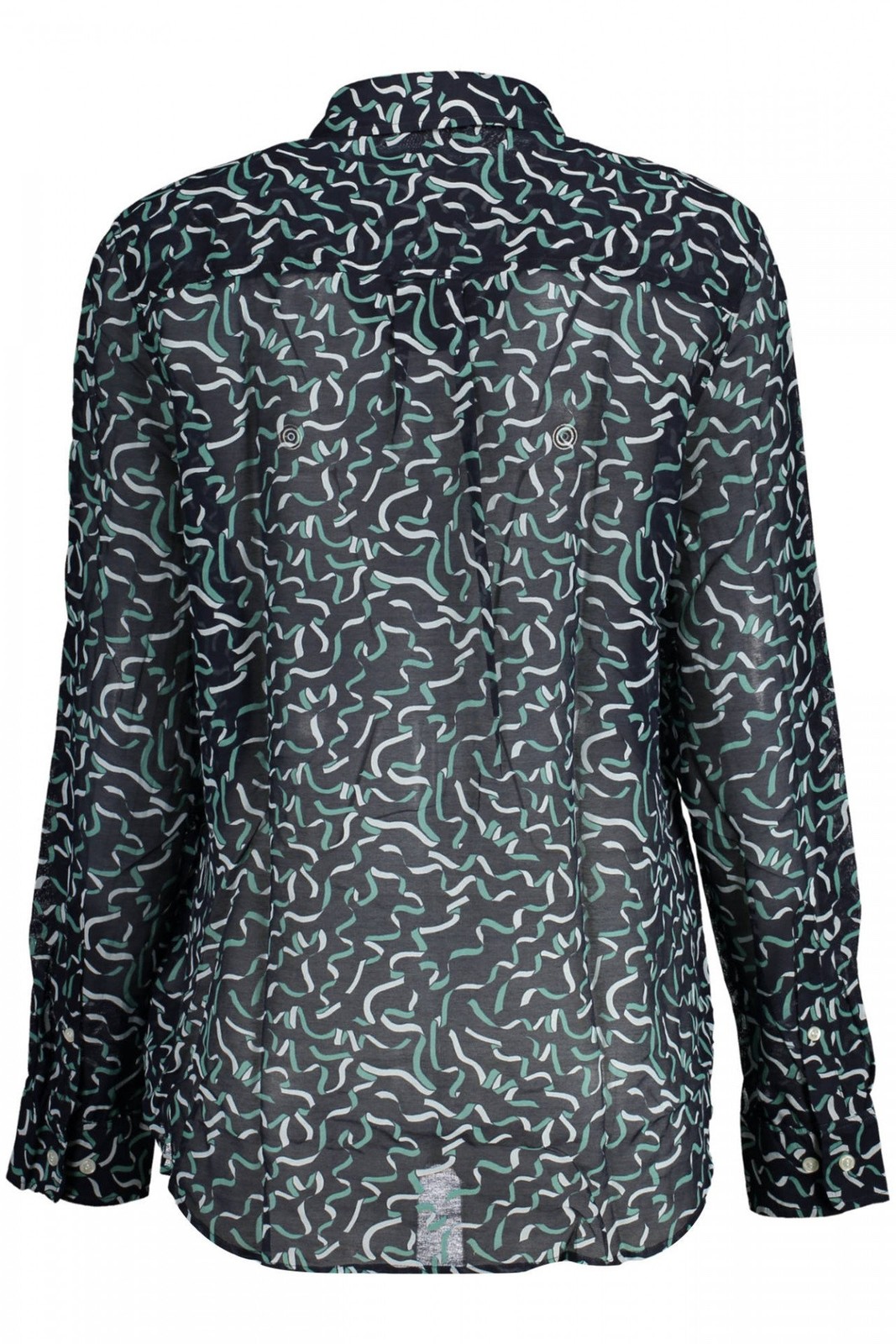 Gant Abbigliamento Donna Camicie Camicia maniche lunghe Blu 38 Collo All'italian