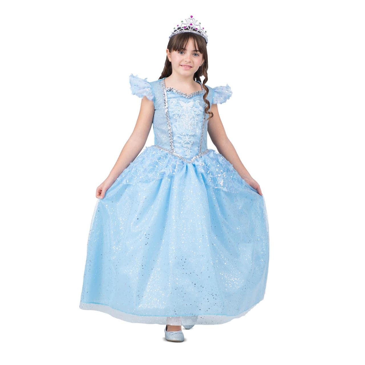Costume For Adults My Other Me Blue Princess (3 Pieces) (S Unisex Costumes NUOVO