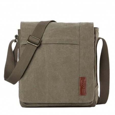 Borsa a tracolla Troop London Classic Canvas Khaki TRP 219