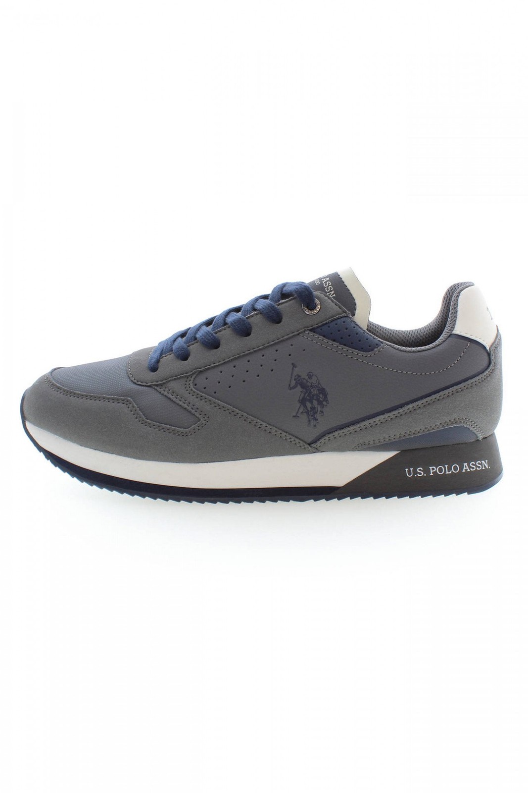 U.s. Polo Assn. Calzature Uomo Sneakers Calzatura sportiva Grigio 43 Con Lacci,