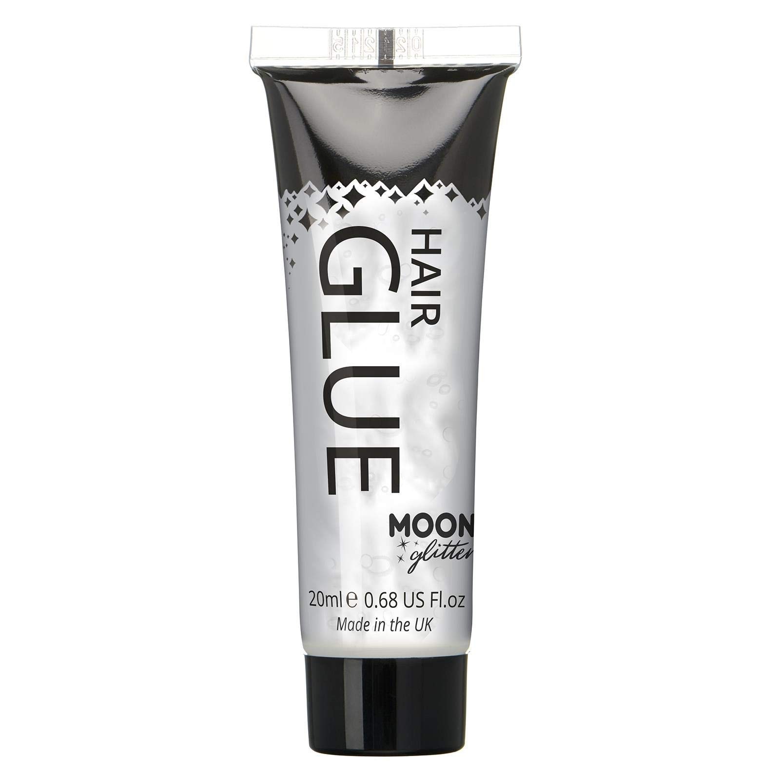 Smiffys Moon Glitter Hair Glue, Clear