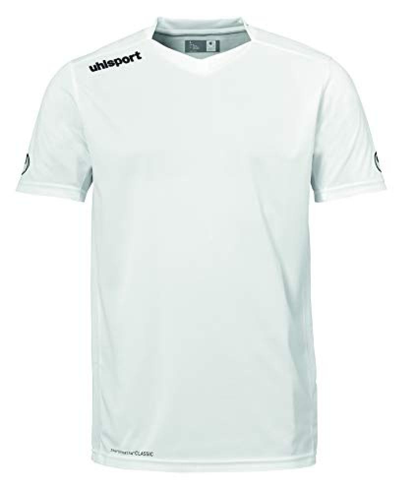 (TG. 3XS) Uhlsport 100325401 – Maglietta per Uomo, Hattrick Trikot KA, Bianco