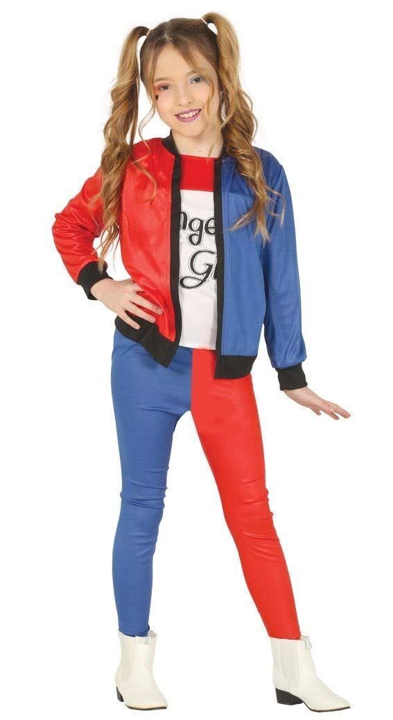 GUIRCA COSTUME HARLEY QUINN BAMBINA 7 9 ANNI