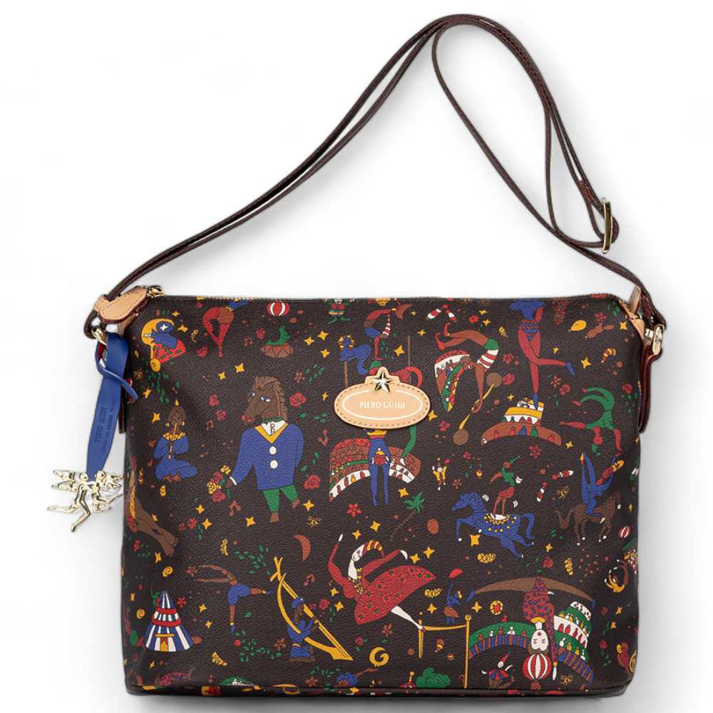 Moda Borsa PIERO GUIDI MAGIC CIRCUS Donna Marrone- L1P034038-95