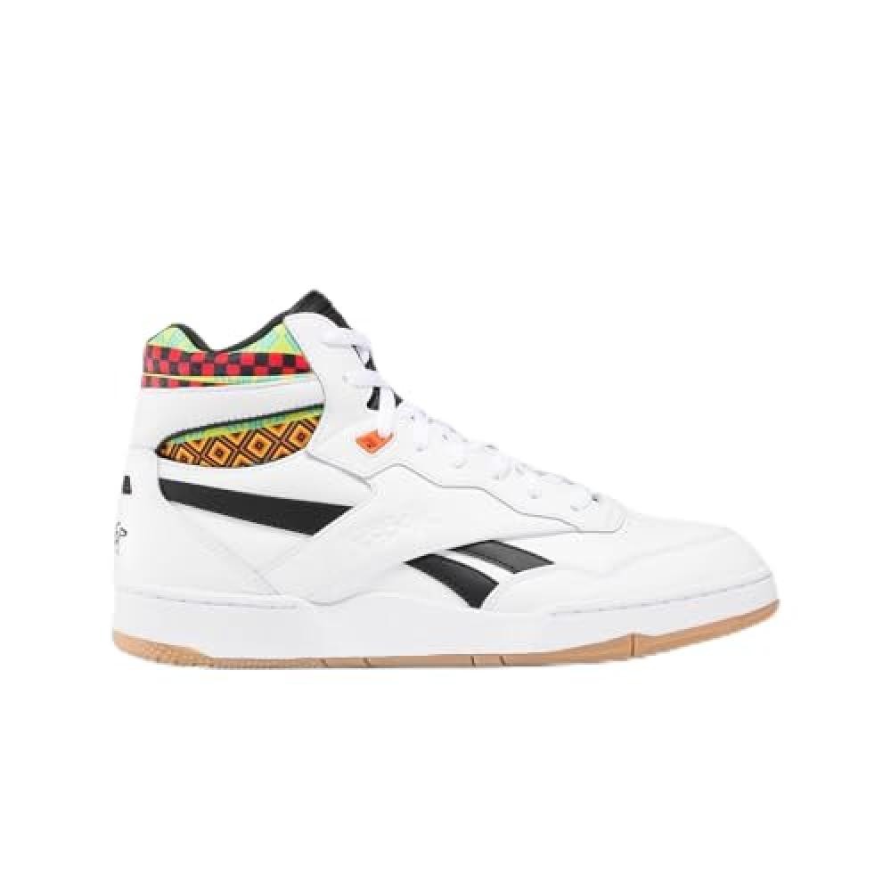 (TG. 41) Reebok BB 4000 II Mid, Sneaker Unisex-Adulto, FTWWHT/CBLACK/RBKG04, 41