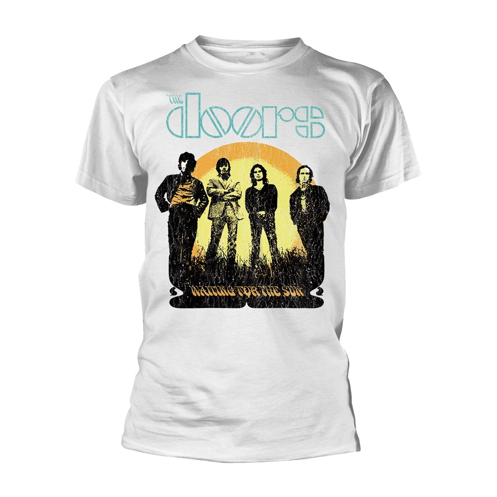 DOORS, THE - WAITING FOR THE SUN WHITE T-Shirt XX-Large