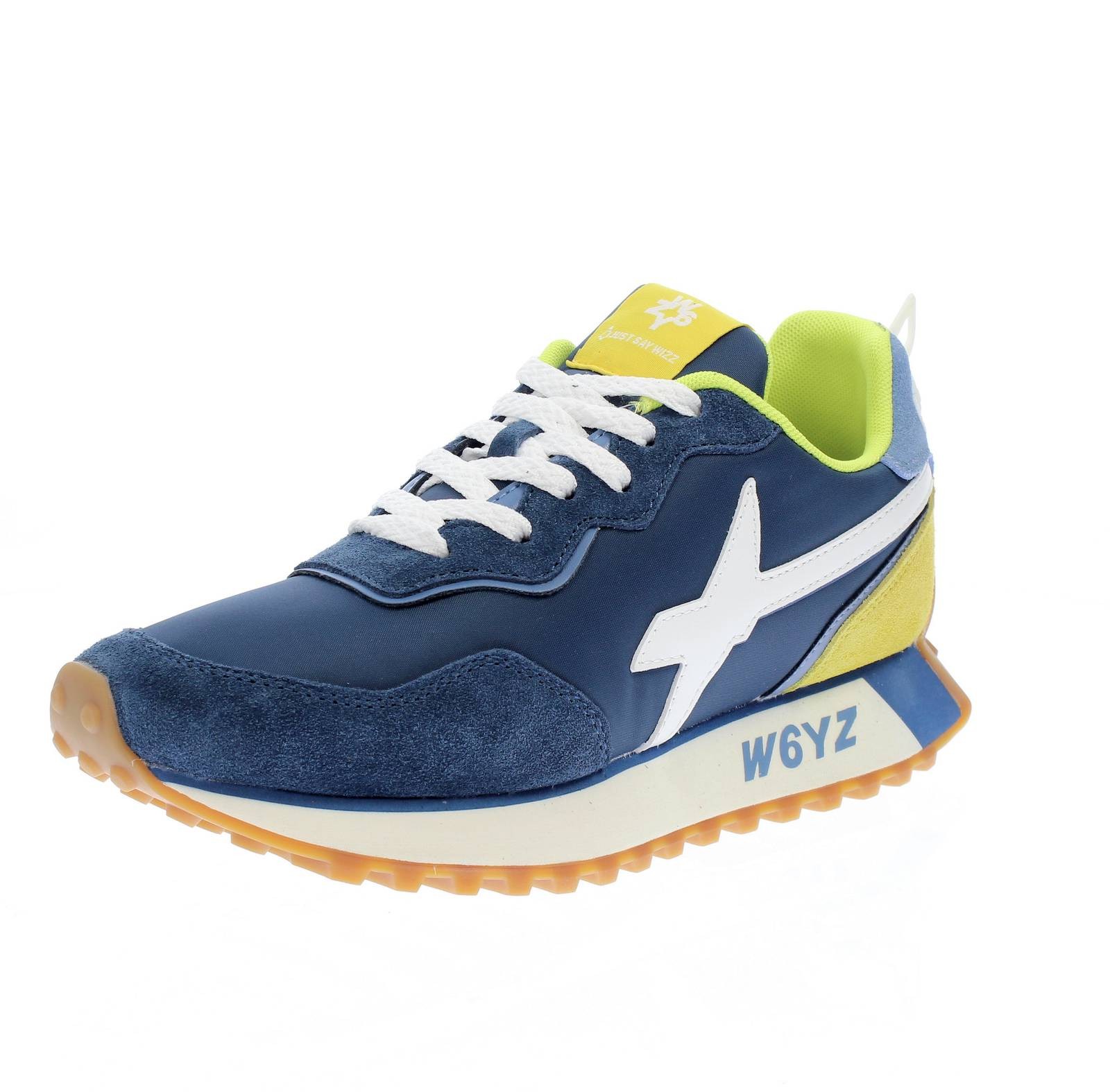 W6yz Wizz Jet 2 - Sneakers Basse In Suede E Nylon Blu - Taglia 42 [25.8cm] Uomo