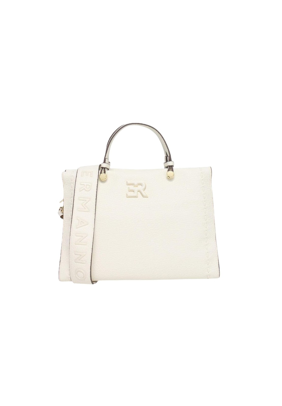 Borsa a mano piccola Ermanno Firenze petra 12401925 ivory