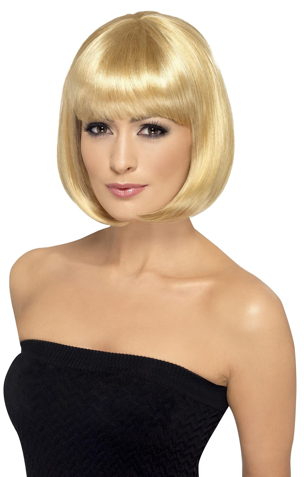 Smiffys Partyrama Wig, 12 inch, Dark Blonde