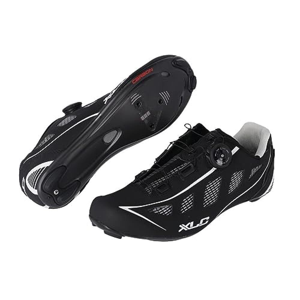 (TG. 45 EU) XLC CB-R08 ZAPATILLAS CARRETERA NEGRO TALLA 45 - NUOVO