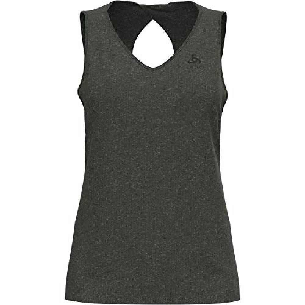 (TG. M) Odlo Linencool - Camicia da Donna Climbing Ivy Melange M - NUOVO