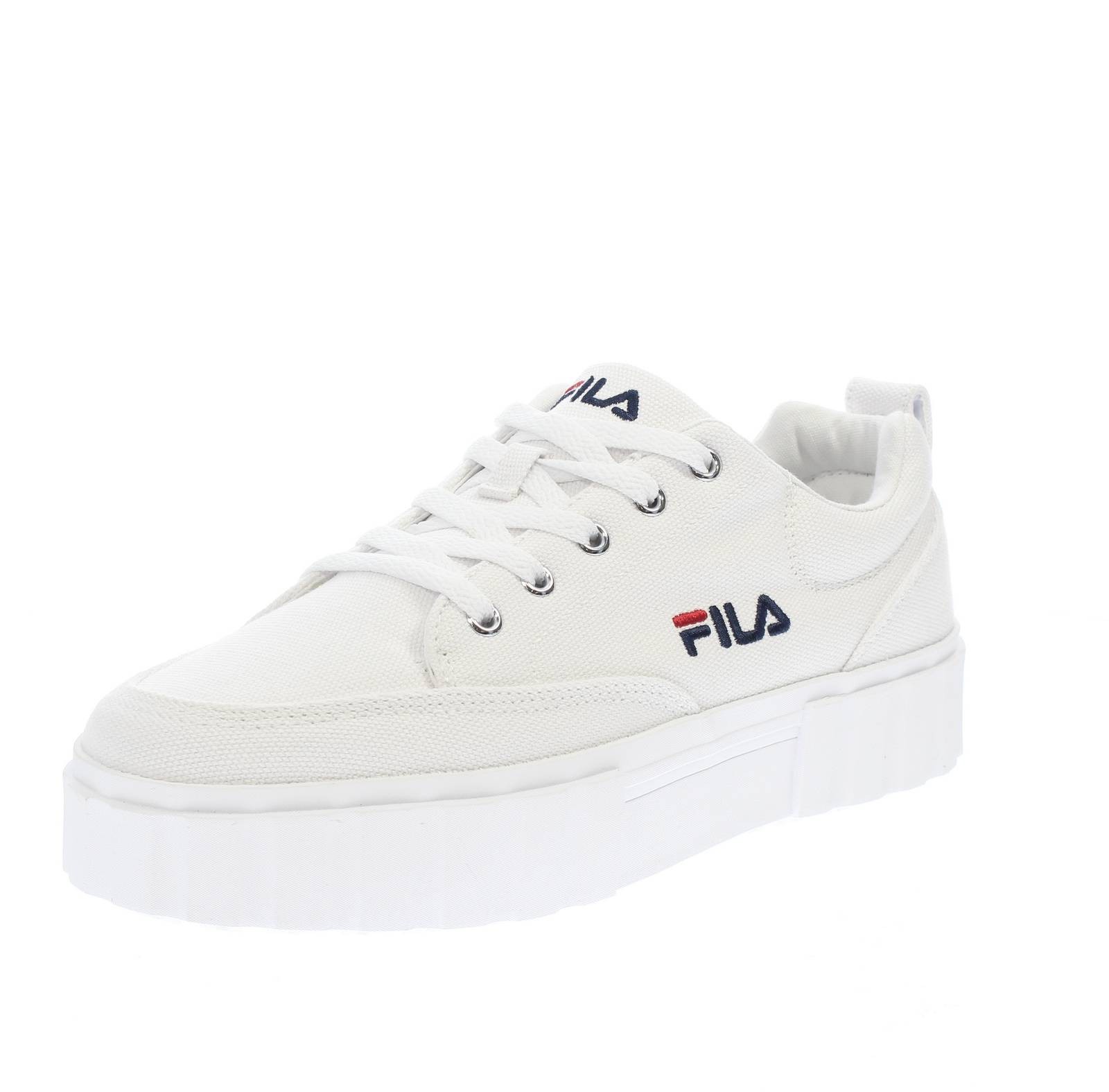 Fila Sandblast C - Sneakers Platform In Tessuto Bianco - Taglia 36 [23cm]