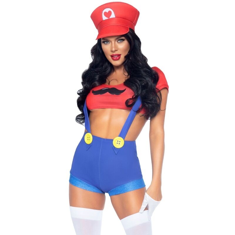 LEG AVENUE - SEXY COSTUME MARIO BROS REDBLUE M