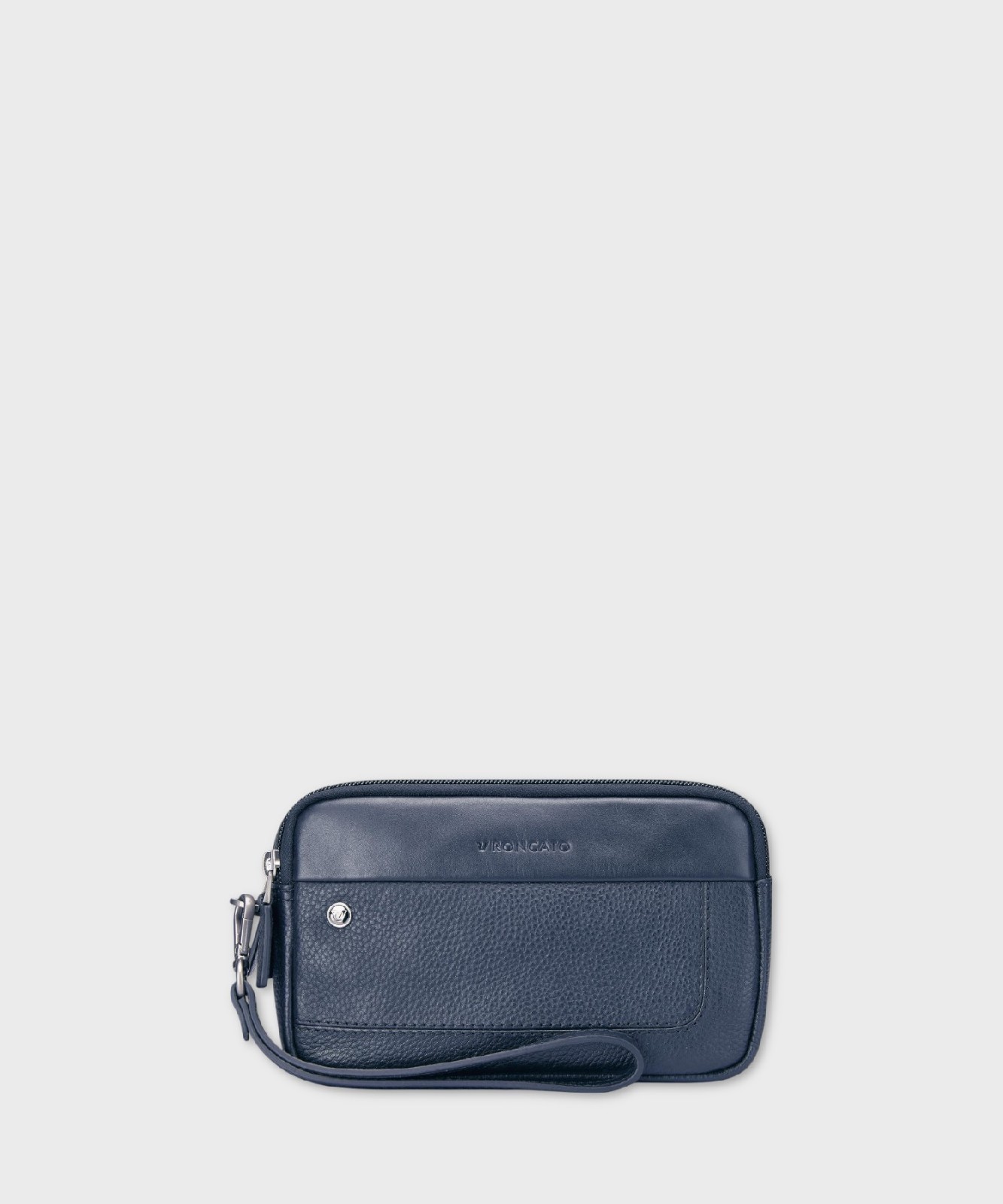 Roncato Alaska borsello pochette a mano 2 scomparti, navy 41242223