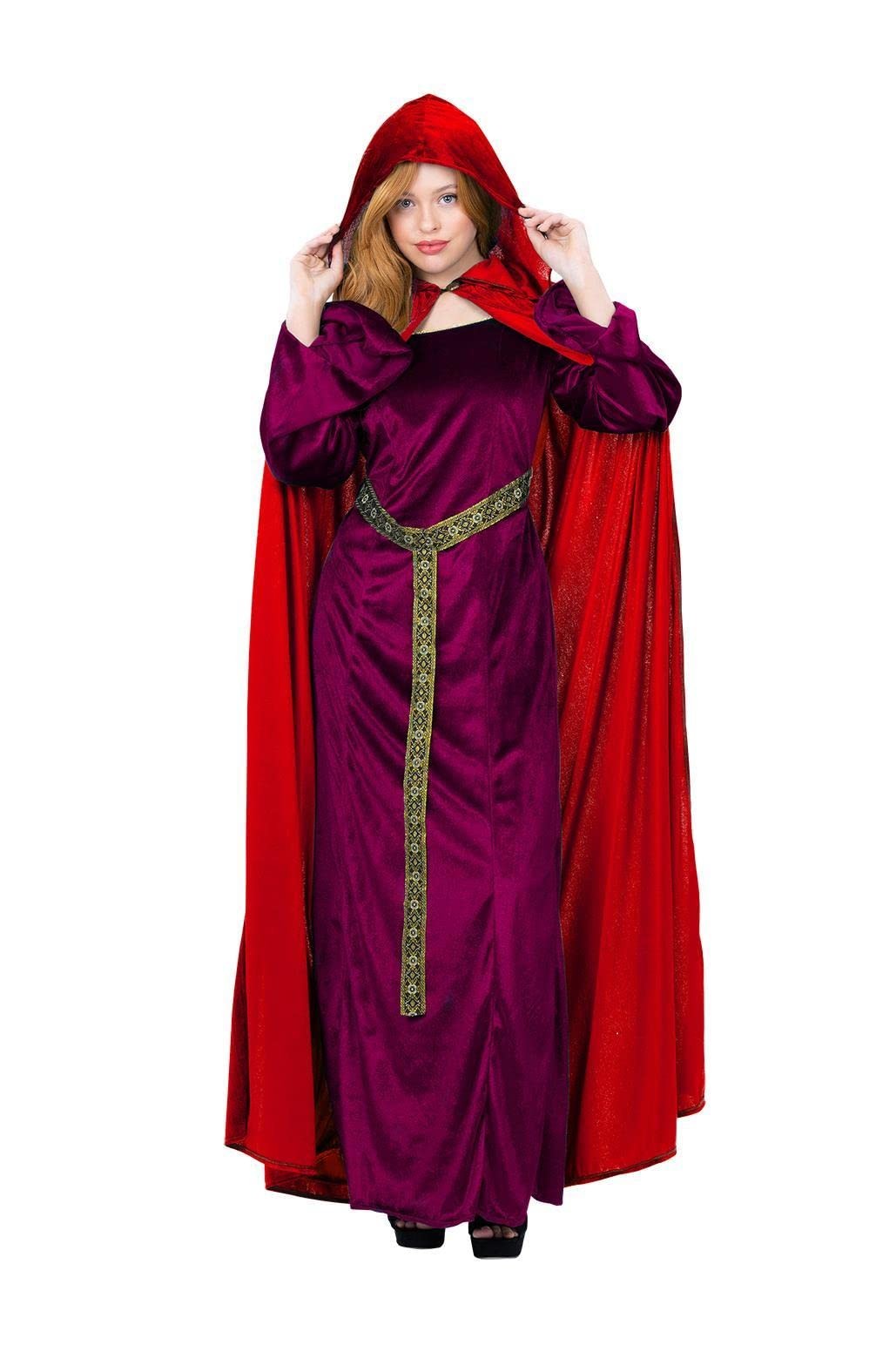 Adult Garnet Red Deluxe Cloak