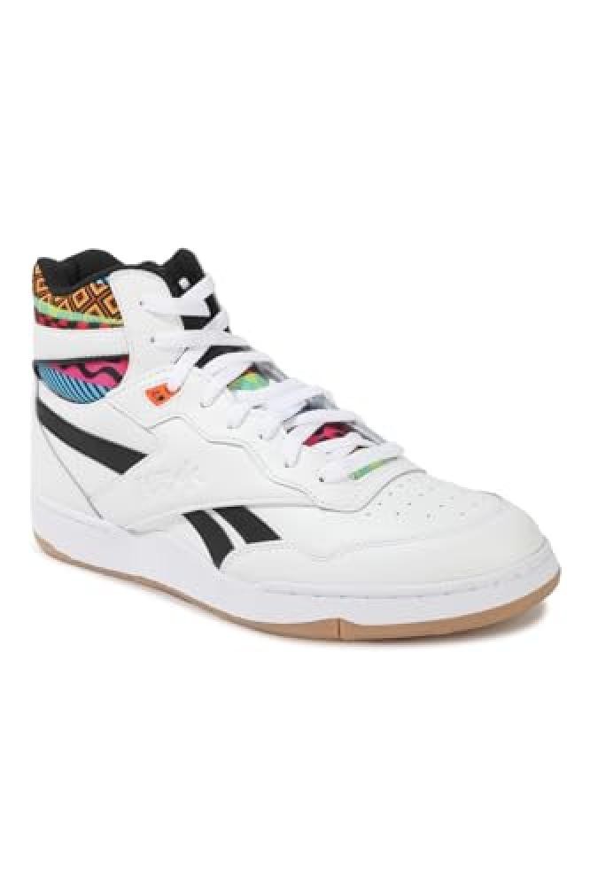 (TG. 43) Reebok BB 4000 II Mid, Sneaker Unisex-Adulto, FTWWHT/CBLACK/RBKG04, 43